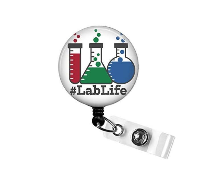 LAB LIFE Medical Lab Tech Badge Reel - Cute MLS Gift product review