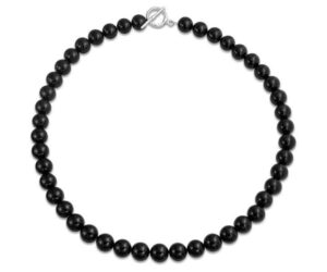 Semi Precious Gemstone Bead Choker Necklace