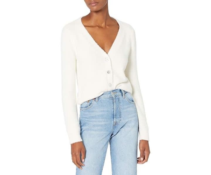 The Drop Women's Francine V-Neck Button Front Cozy Cardigan product review
