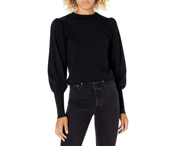The Drop Women's Vivienne Padded-Shoulder Balloon Sweater product review