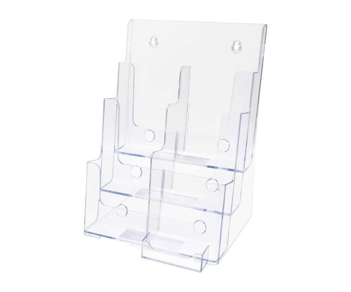 6-Pack Clear Acrylic 3-Tier Wall-Mount Brochure Holders product review