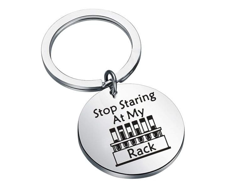 BAUNA Funny Lab Tech Key Ring - Lab Week Gift for Med Techs product review