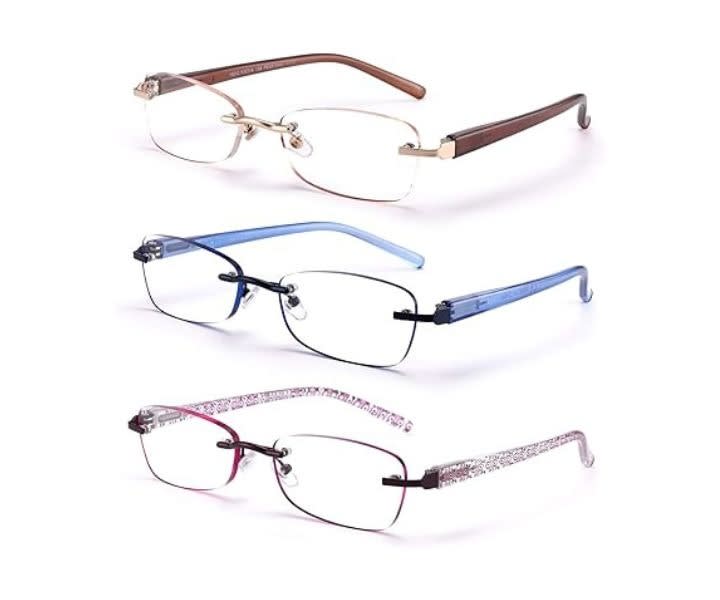 3-Pack Rimless Reading Glasses For Women product review