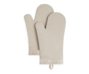 KitchenAid Ribbed Soft Silicone Oven Mitt Set