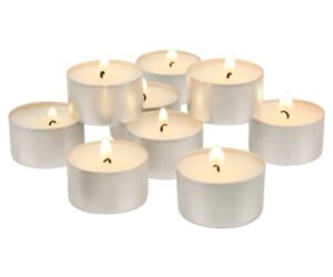 Stonebriar 50 Count Tea Light Candles, Smokeless