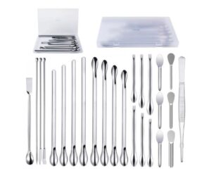 Is 25 Pcs Stainless Steel Lab Spatula & Micro Scoop Set with Tweezers Worth It? Full Review