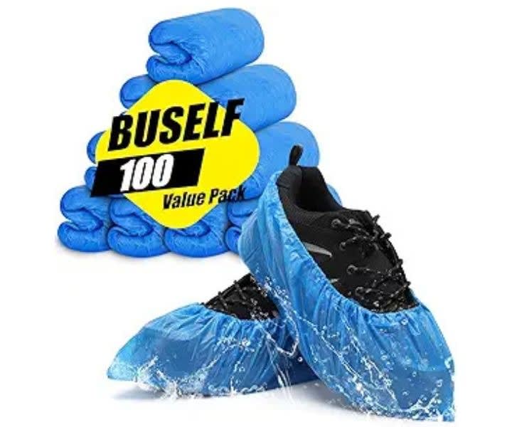 Shoe Covers Disposable Non Slip - Pack of 100 Waterproof product review