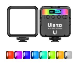 ULANZI VL49 RGB Video Lights, LED Camera Light 360° Full-Color Review: Is It Worth It?