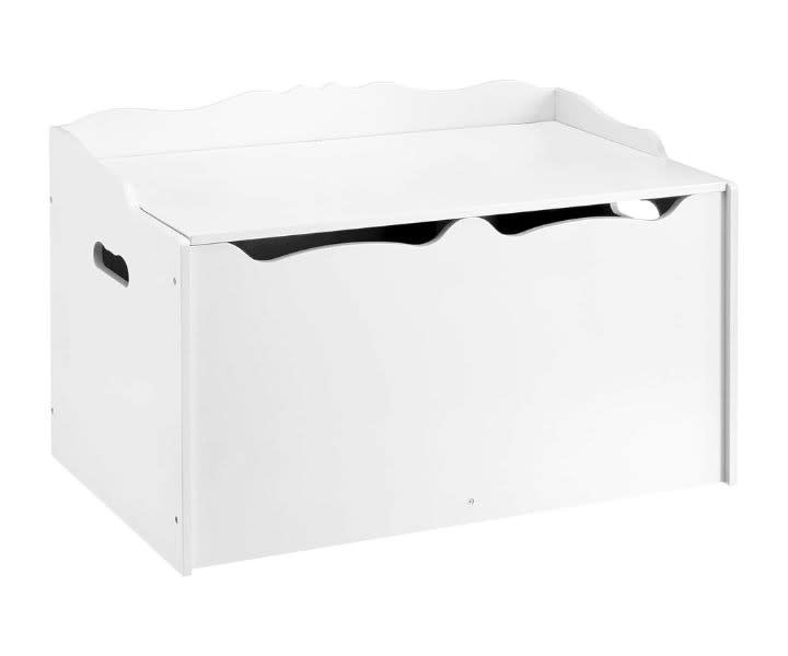 Amazon Basics Kids Toy Box, White product review