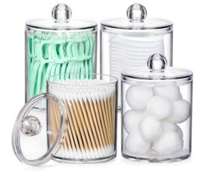 4 Pack Acrylic Qtip Holder Dispenser, Clear Organizer Review: Is It Worth It?