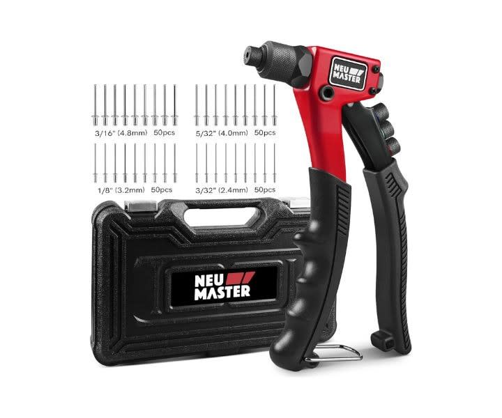 NEU MASTER Rivet Gun with product review