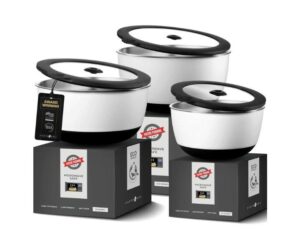 Evolution Microwave Stainless Steel Mixing Bowl Set with Lids Review: Is It Worth It?