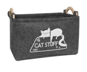 Is Vumdua Cat Toy Box, Cat Toy Storage Basket with Handles Worth It? Full Review