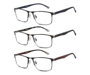 3 Pack Blue light Blocking Reading Glasses for Men, Stylish Metal Review: Is It Worth Buying?