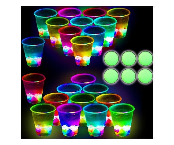 Glowing Party Beer Pong Game for Indoor Outdoor Party Event Fun product review