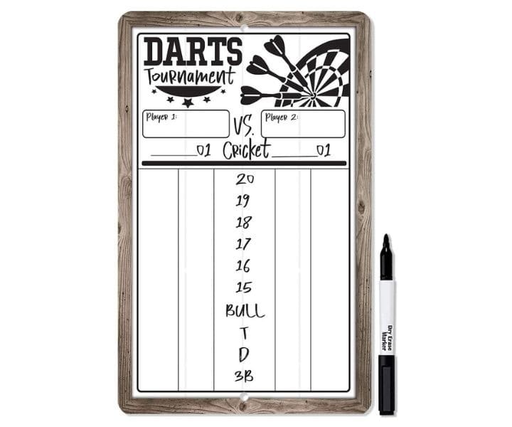 Dart Scoreboard - Magnetic Dry Erase Whiteboard product review