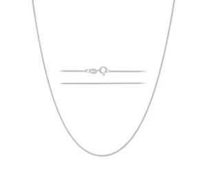 KISPER Sterling Silver Box Link Chain Necklace - Italy: Full Review and Analysis