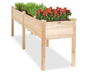 Best Choice Elevated Wood Garden Bed