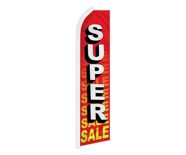 Super Sale Red Swooper Advertising Flag for Retail Shops product review
