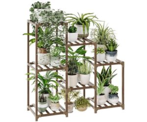 Bamworld Plant Stand Indoor Plant Shelf Outdoor Wood Rack Review: Is It Worth Buying?