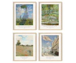 Claude Monet Water Lilies Set of 4 Fine Art Posters Review: Is It Worth It?