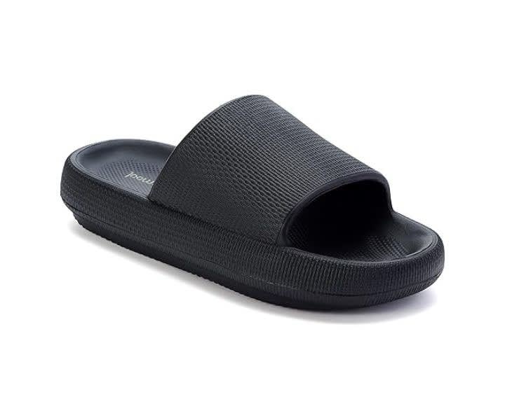 Joomra Pillow Slippers for Women Men Non Slip Quick Shower Slides product review