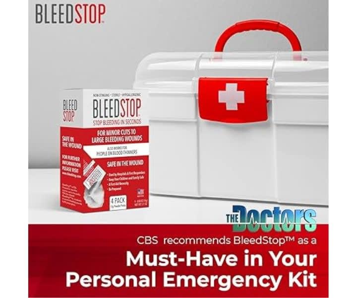 BleedStop™ First Aid Powder for Blood Clotting, Trauma Kit product review