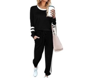 Aloodor Women's 2-Piece Sweatsuit Crewneck Sweatshirt Review: Is It Worth It?