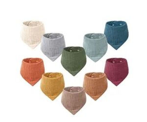 Konssy Muslin Baby Bibs 10 Pack Baby Bandana Drool Bibs 100% Cotton Review: Is It Worth It?