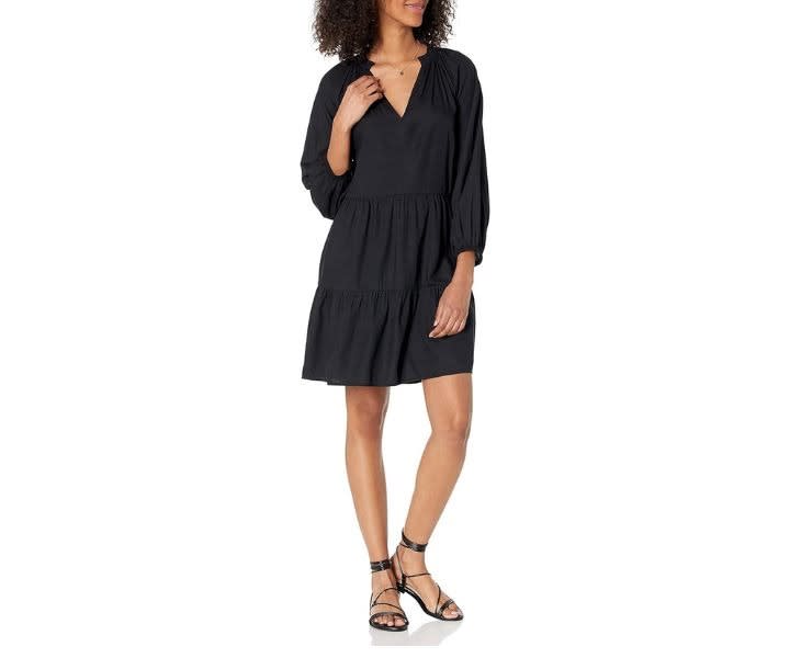 The Drop Women’s Ruffle-Neck Tiered Mini Dress product review