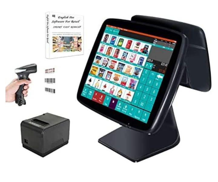 MEETSUN 15" Touch Screen Cash Register POS System with Printer product review