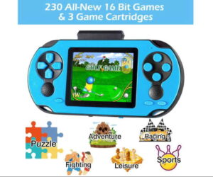 16-Bit Handheld Game Console, 3'' Screen, 230 Retro Games: Full Review and Analysis