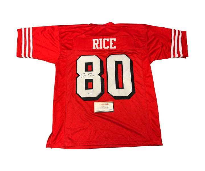 Jerry Rice San Fransico 49ers Signed Autograph Custom Shadow product review