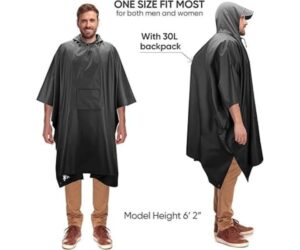 PTEROMY Hooded Rain Poncho for Adult with Pocket Raincoat Review: Is It Worth It?