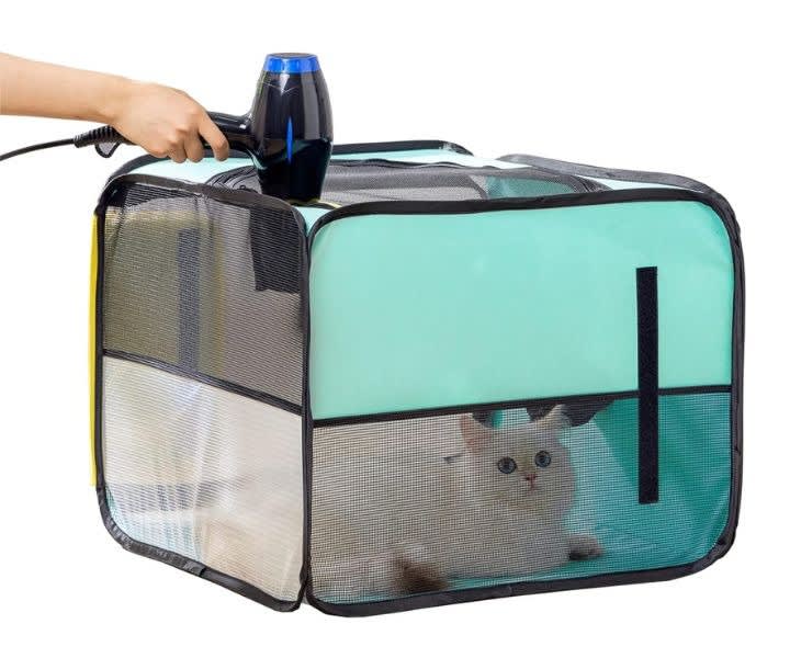 Portable Pet Drying Box for Cats & Small Dogs product review