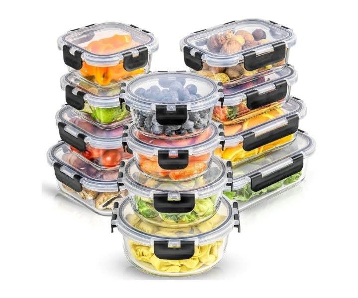 JoyJolt JoyFul 24pc | 12 Airtight, Freezer Safe Food Storage 12 Lids product review