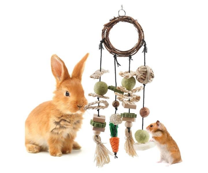 Bissap Bunny Chew Toy, Rabbits Cage Hanging Chew Toys product review