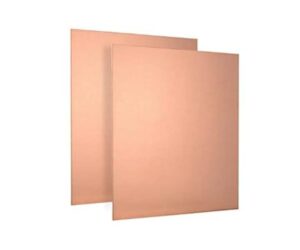 2 Pieces Pure Copper Sheet Plate 6 x 6 inches x 18 Gauge Review: Is It Worth It?