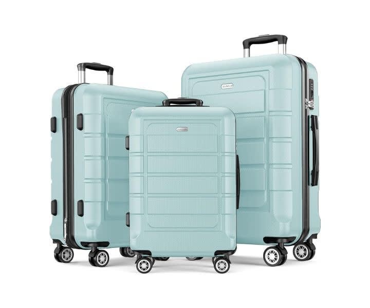 SHOWKOO Luggage Sets Expandable PC+ABS Durable product review