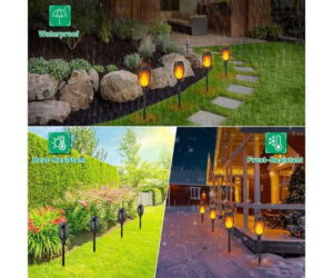 Solar Torch Lights with Flickering Flame - Waterproof Garden Decor Review: Is It Worth It?