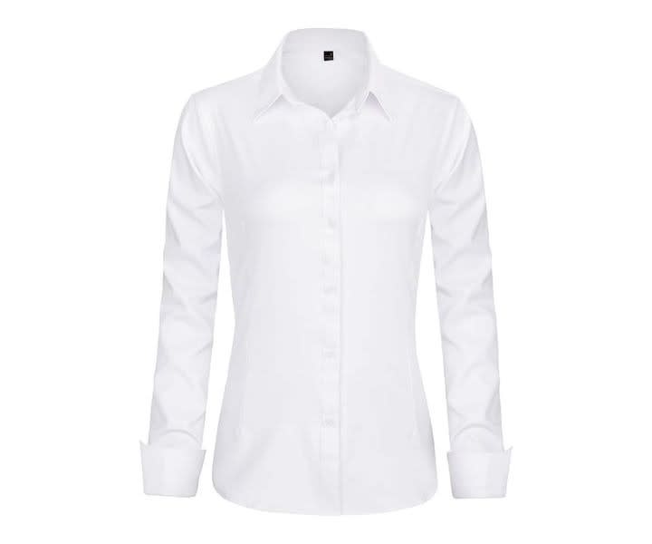 J.VER Women's Wrinkle-Free Long Sleeve Button Down Blouse product review