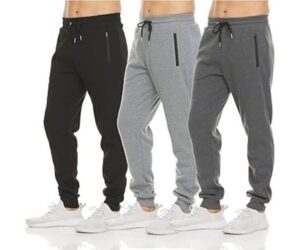PURE CHAMP Men's 3-Pack Fleece Joggers with Zipper Review: Is It Worth It?
