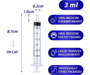 3ml Syringe for Liquid, Labs & Dispensing w/ Cap - 3 Pack Review: Is It Worth It?