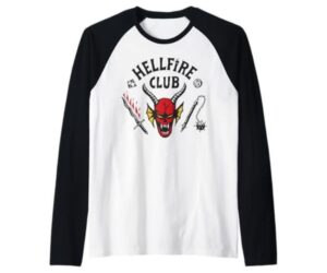 Stranger Things 4 Hellfire Club Logo Raglan Baseball Tee: Full Review and Analysis