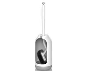 HAMITOR Toilet Brush Holder with Curved Bristle Cleaner Review: Is It Worth It?
