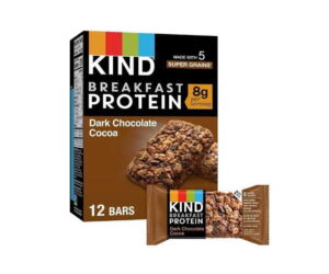 KIND Dark Chocolate Cocoa Breakfast Bars