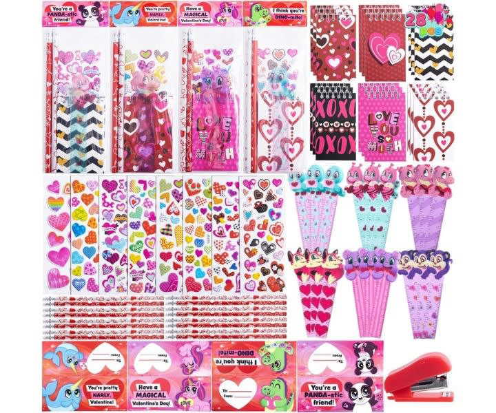 JOYIN 28pk Valentine's Stationery Set for Kids product review