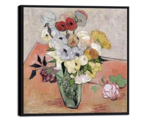 Van Gogh Japanese Vase with Roses Framed Canvas Art Review: Is It Worth It?