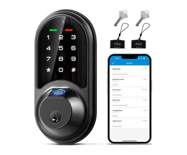 Veise Smart Lock, 7-in-1 Fingerprint Keyless Entry product review