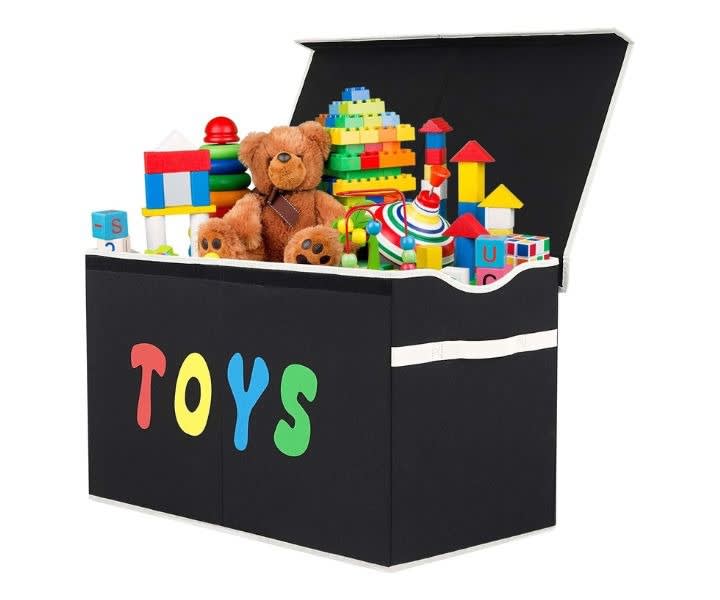 Black Collapsible Toy Chest for Kids product review